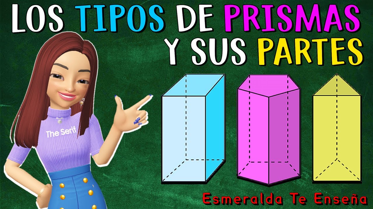 🟥❤️Los Tipos de Prismas y Sus Partes ✅ Explicación Fácil Para Todos🟨💛