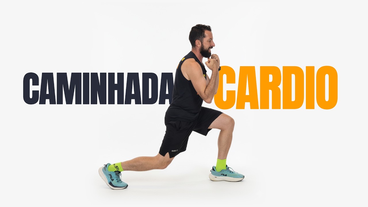 CARDIO CAMINHADA em CASA 12 MINUTOS para QUEIMAR CALORIAS e PERDER PESO