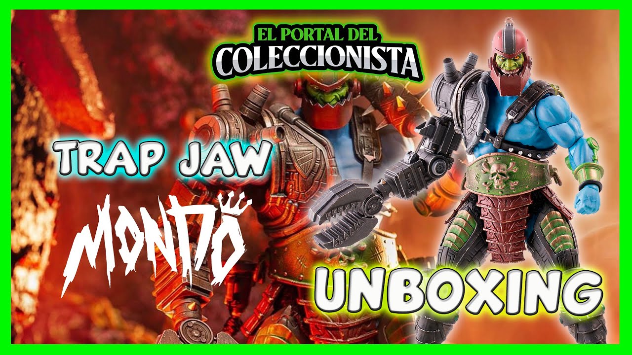 Trap Jaw de Mondo Unboxing en Español!! Sin palabras increible figura #motu #mondo #trapjaw