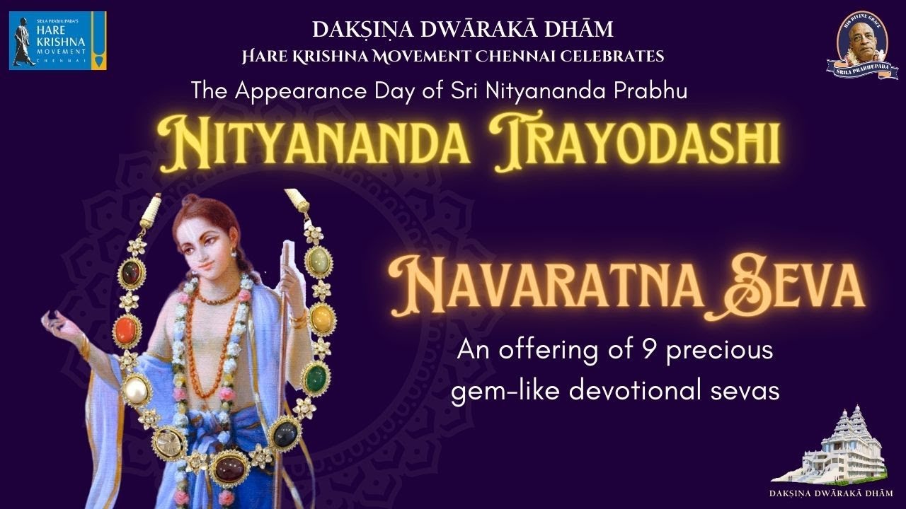 Navaratna Seva Offering | Nityananda Trayodashi 2024 | HKM Chennai