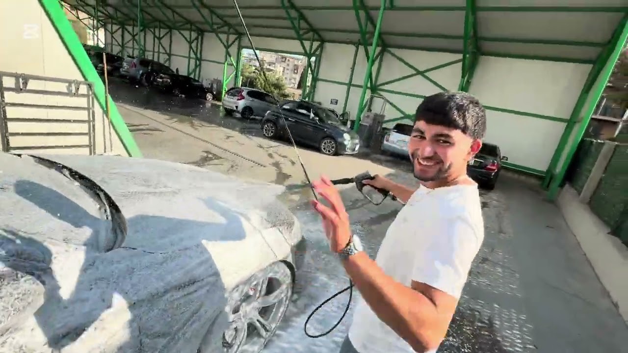 BMW M5 F10 Car Wash Georgia. BMW M5 F10-ის რეცხვა საქართველოში