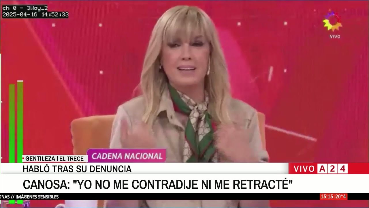 📢 VIVIANA CANOSA HABLÓ TRAS LA DENUNCIA: 