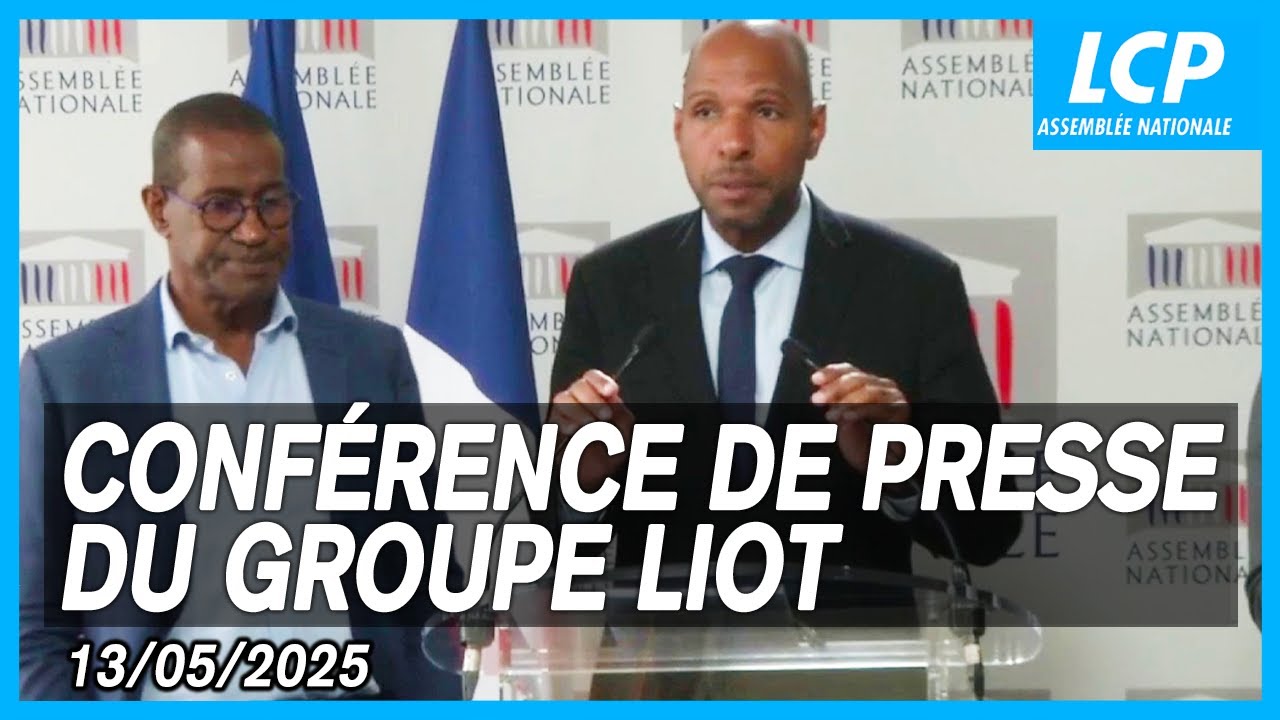 Olivier Serva : conférence de presse du groupe LIOT à l'Assemblée ce mardi 13 mai 2025