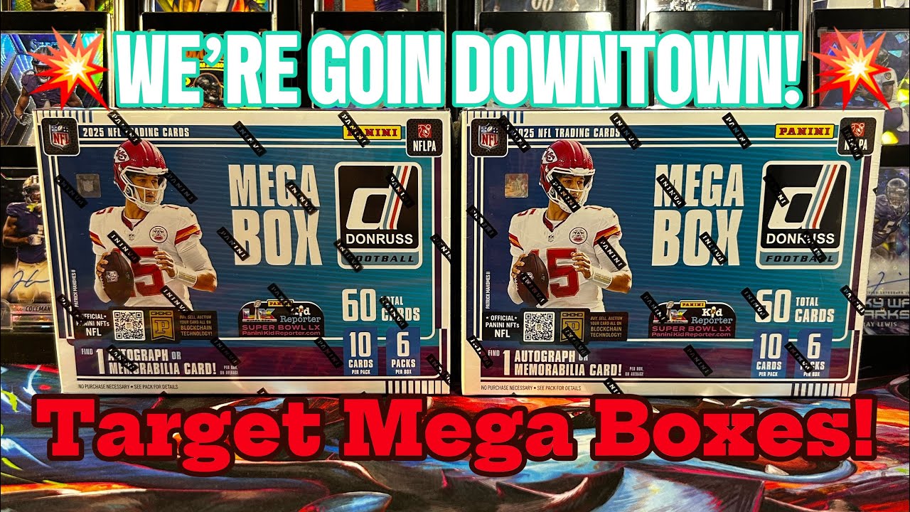 МЫ В ЦЕНТРЕ ГОРОДА! 2025 DONRUSS MEGA BOX RIP!