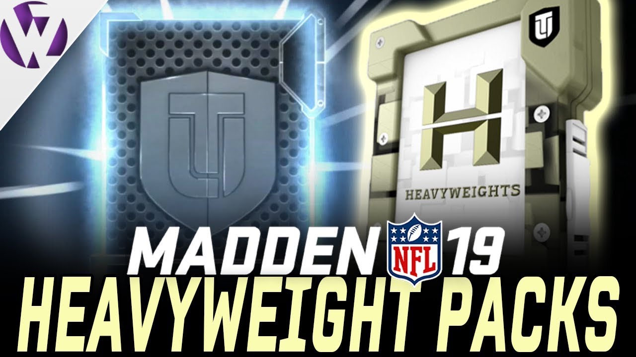 5 HEAVYWEIGHTS PACKS!! - Madden 19 Heavyweights Pack Opening