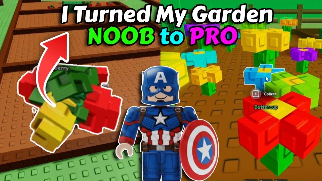 I Turned my Garden NOOB to PRO | Grow a Garden ROBLOX!