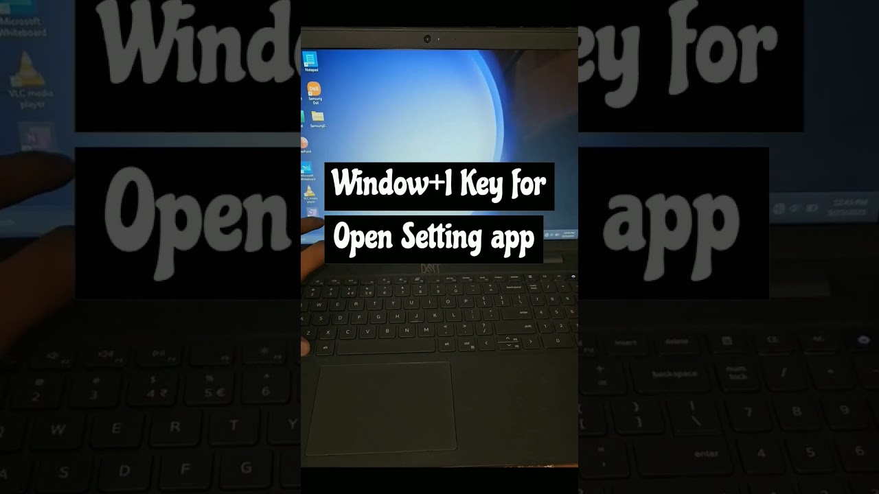 Laptop settings app open shortcut key #laptop #short #setting #app
