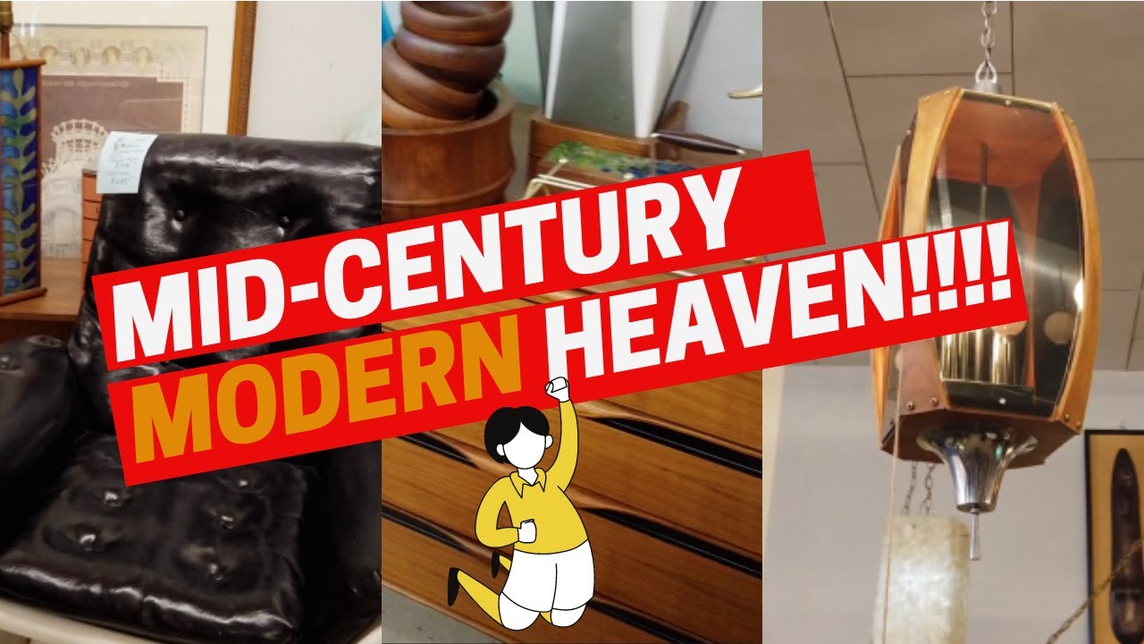 I Found Mid-Century Modern Heaven!! | Thrift With Me for Mid-Century Home Decor