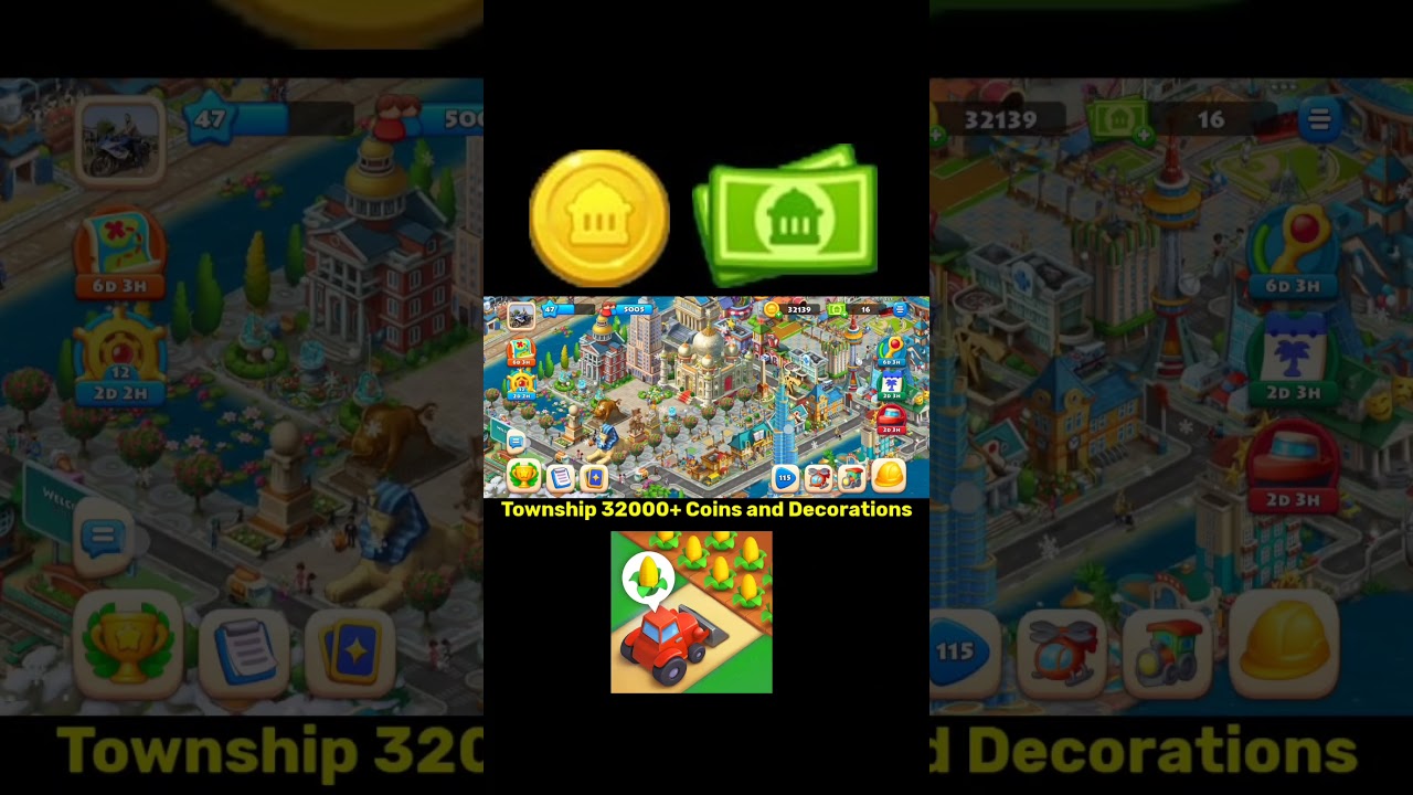 Township 32000+ Coins and Decorations