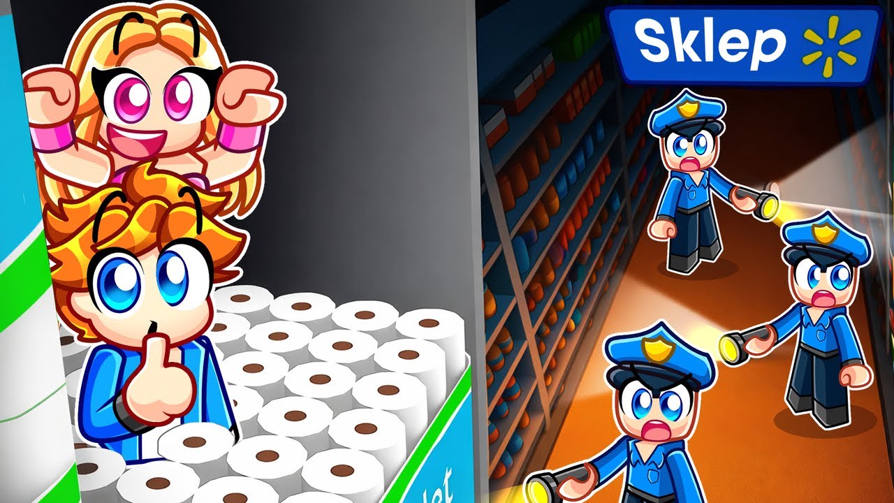 PRZETRWAJ NOC W SUPERMARKECIE z SZALONYMI FANKAMI... w Roblox!