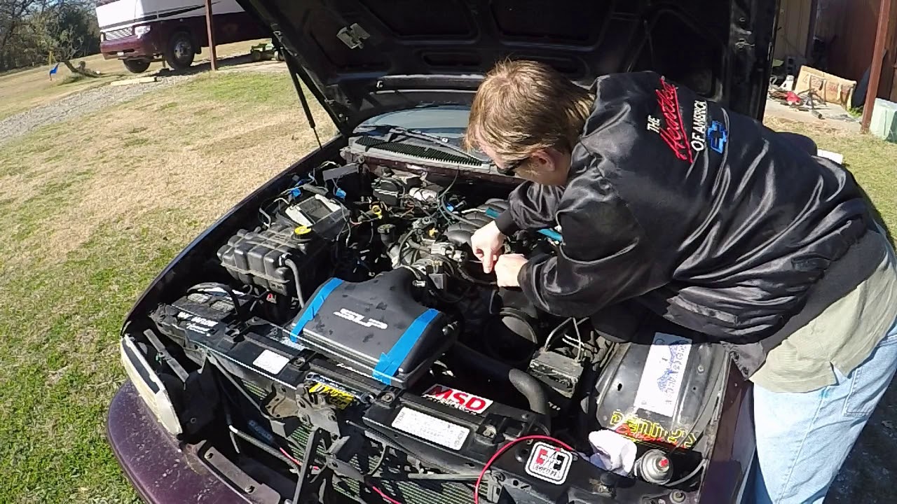 Detail work and fixing the IAC valve on the 1996 Impala SS LS1 swap.