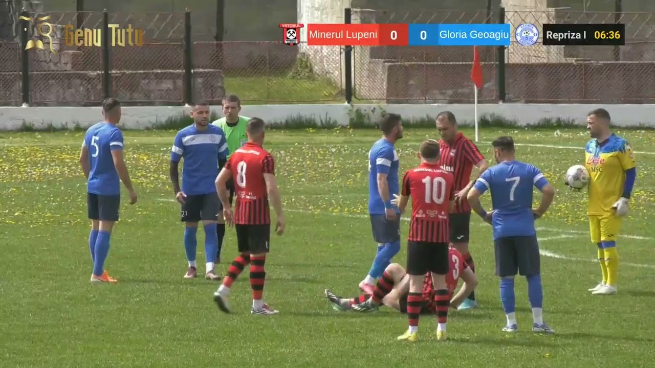 Fotbal Liga a IV-a Hunedoara, Play-Off, Etapa a 2-a, Minerul Lupeni - Gloria Geoagiu