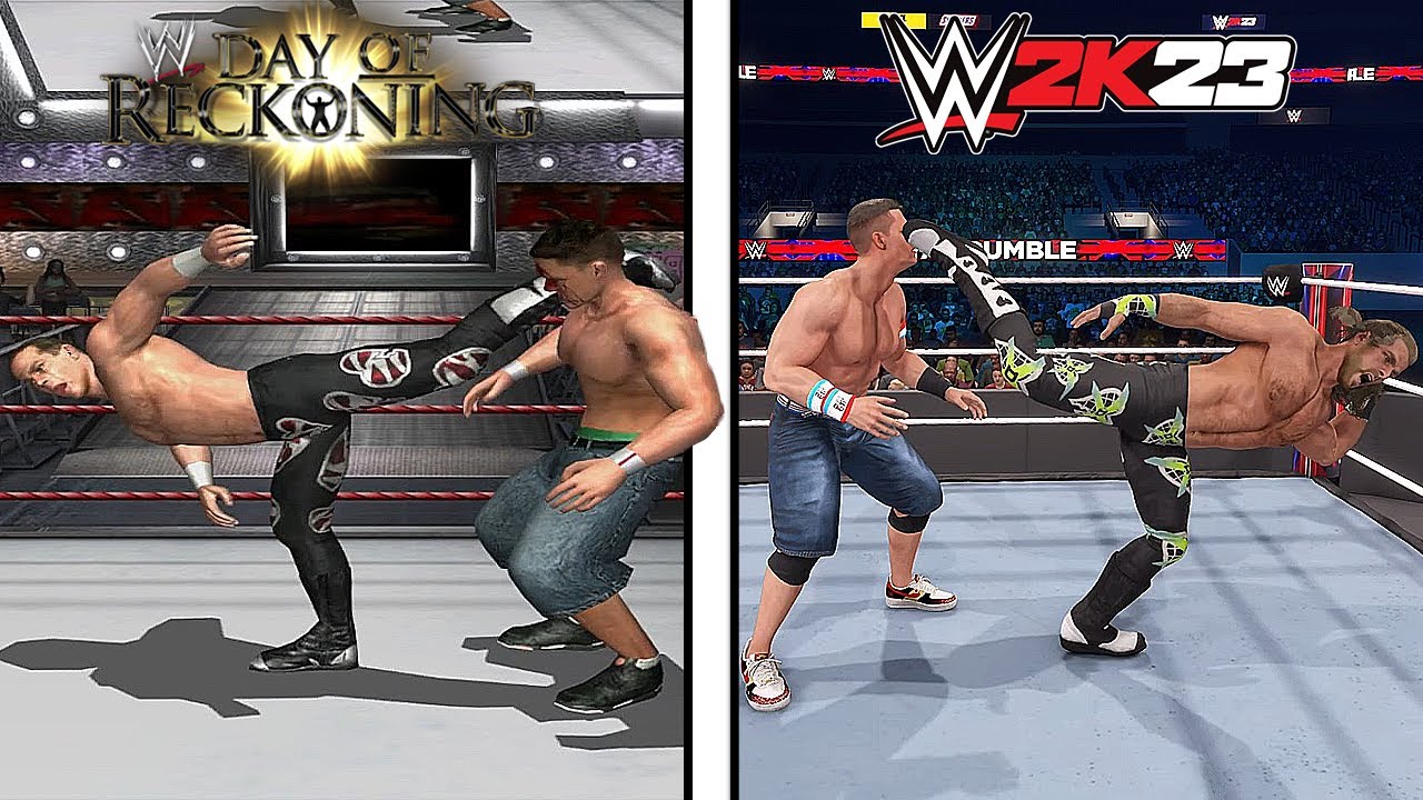 WWE Day Of Reckoning Vs WWE 2K23! (Epic Finishers Comparison)