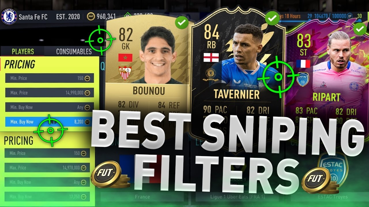 NO WAY! 😱 THE BEST SNIPING FILTERS *MAKE 300K QUICKLY* (FIFA 22 BEST SNIPING FILTERS TO MAKE COINS)
