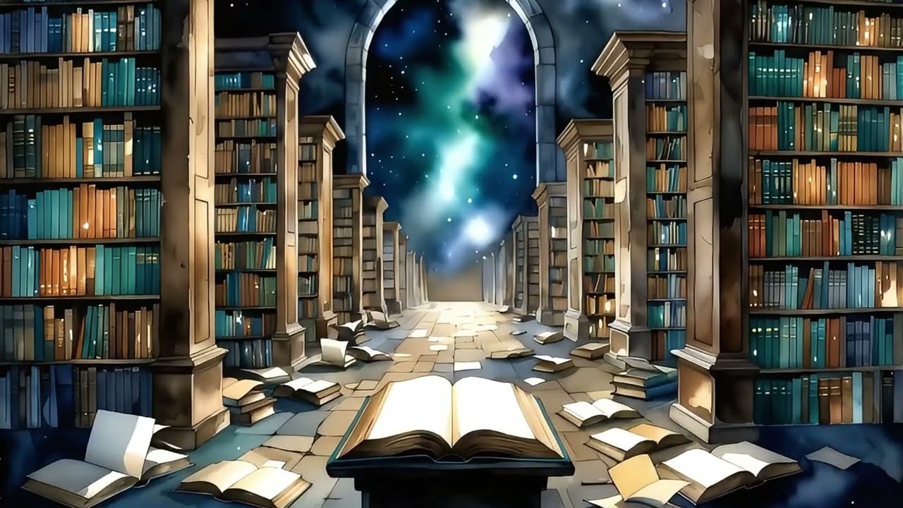 The Whispering Library 🌌🎹 | Melancholic Piano & Fantasy Ambience |The Caring Note|