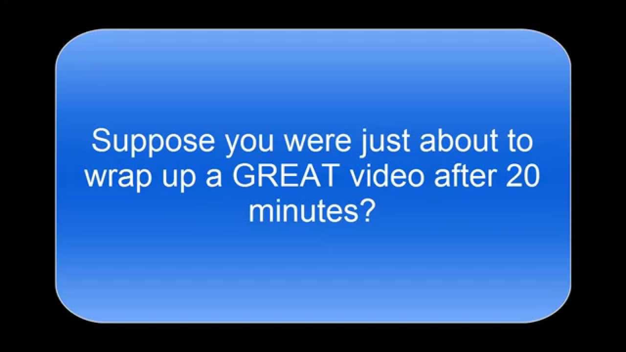 REGION Video 3: Basic Video editing with VDub
