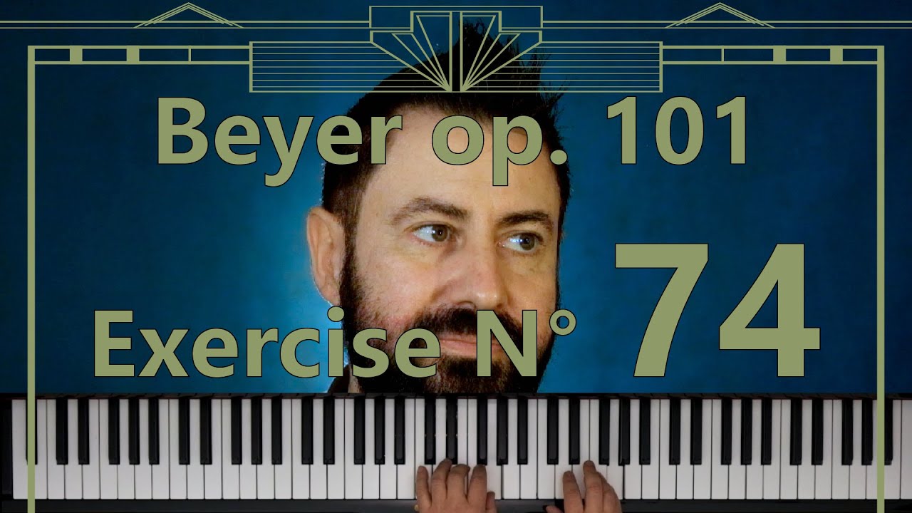 Piano tutorial - Beyer Op. 101 esercizio N° 74