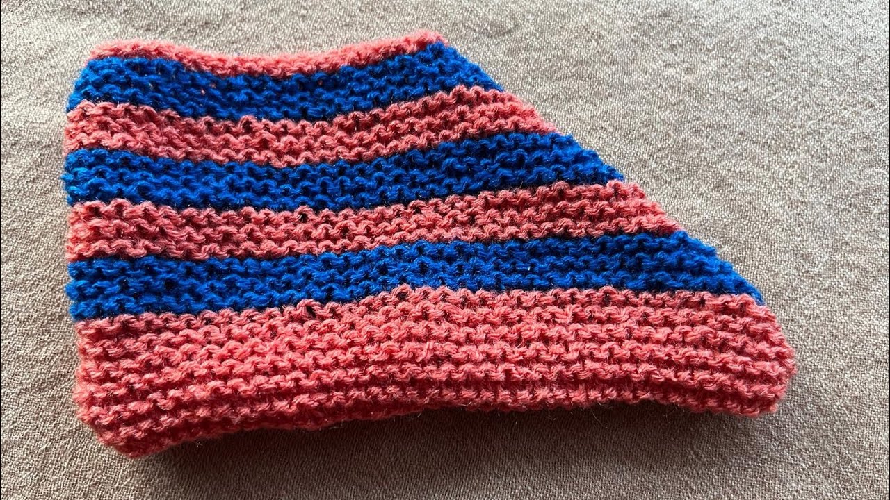 Striped Socks Knitting Pattern | Grany’s Ashiana 