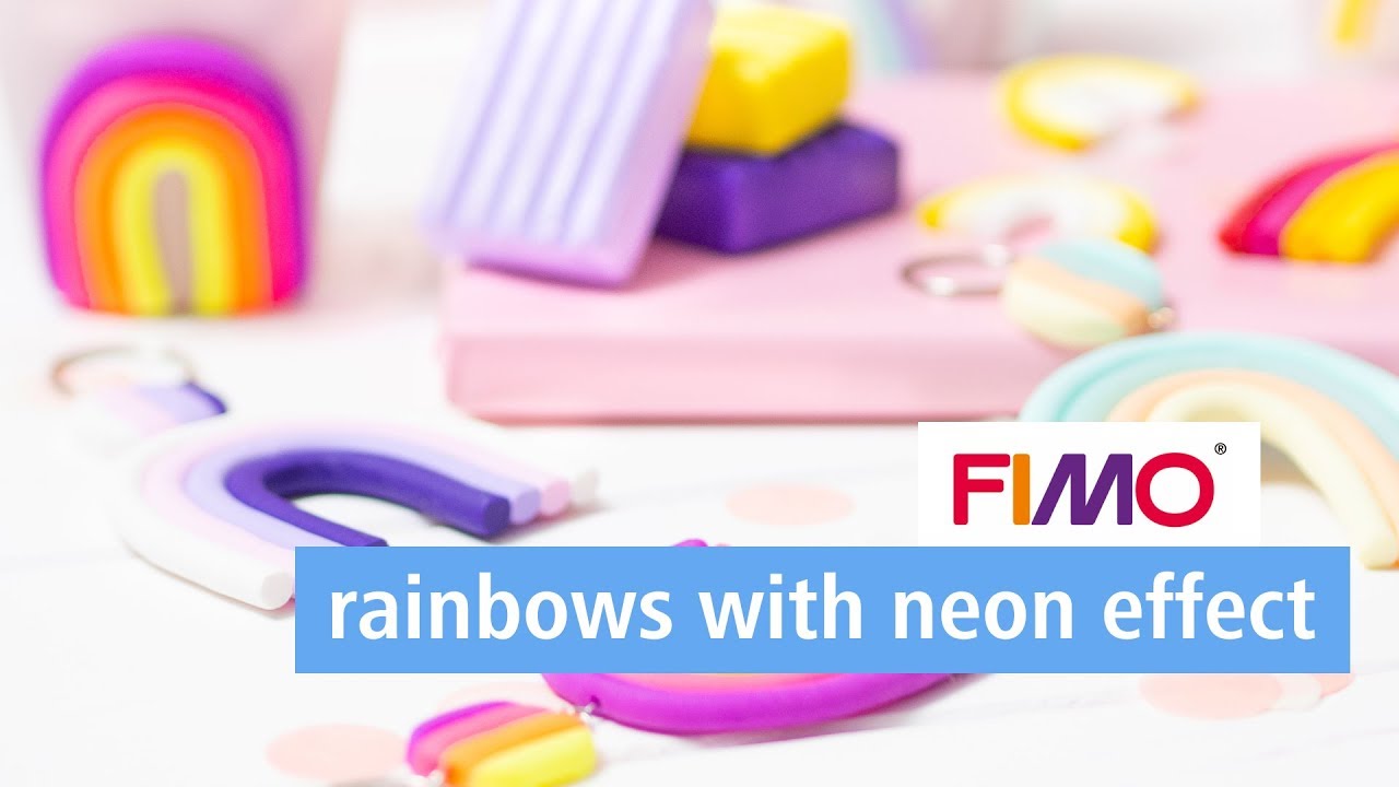 Rainbows neon effect ▪ FIMO DIY | STAEDTLER