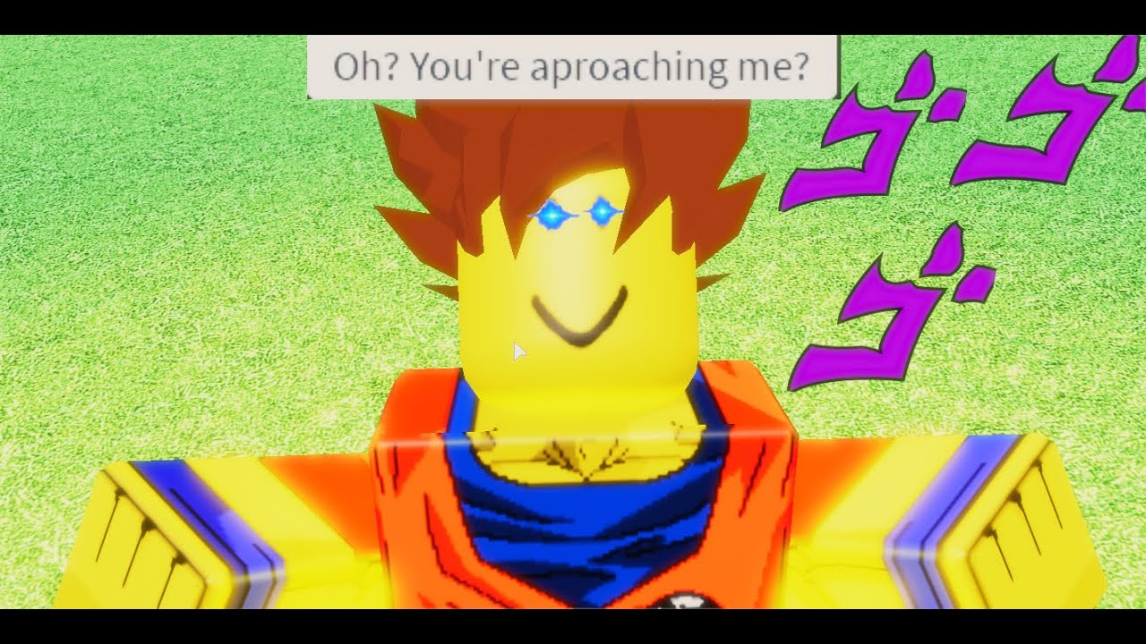 Trolling people in Roblox Dragon ball N ( With Fssj goku)