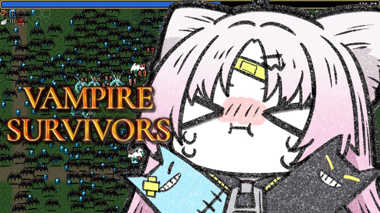 【#vampiresurvivors 】リベンジ！【鳩】の進化を今日こそ見たい！物欲センサーよ、鎮まりなさい...【#ぶいぱい/彩歌すいれん 】
