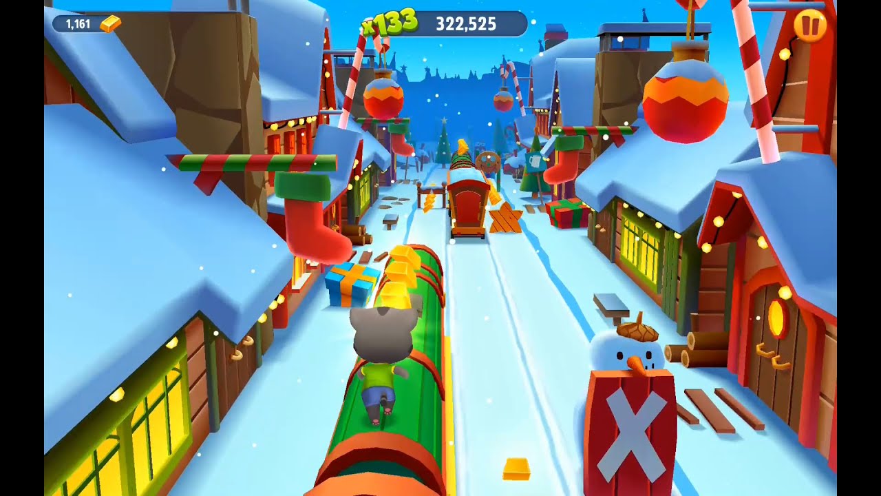 Talking Tom Gold Run - Christmas Side World