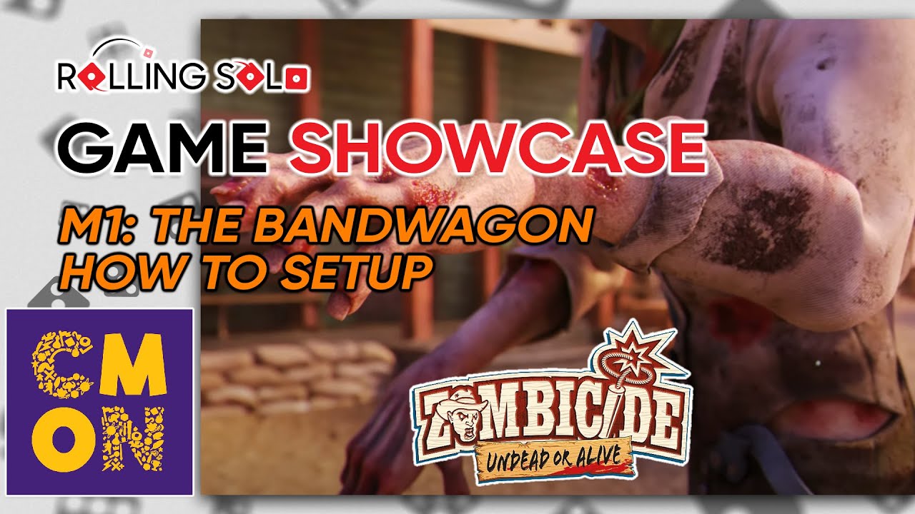 Zombicide: Undead or Alive | Solo Playthrough | How To Setup | Mission 1: The Bandwagon