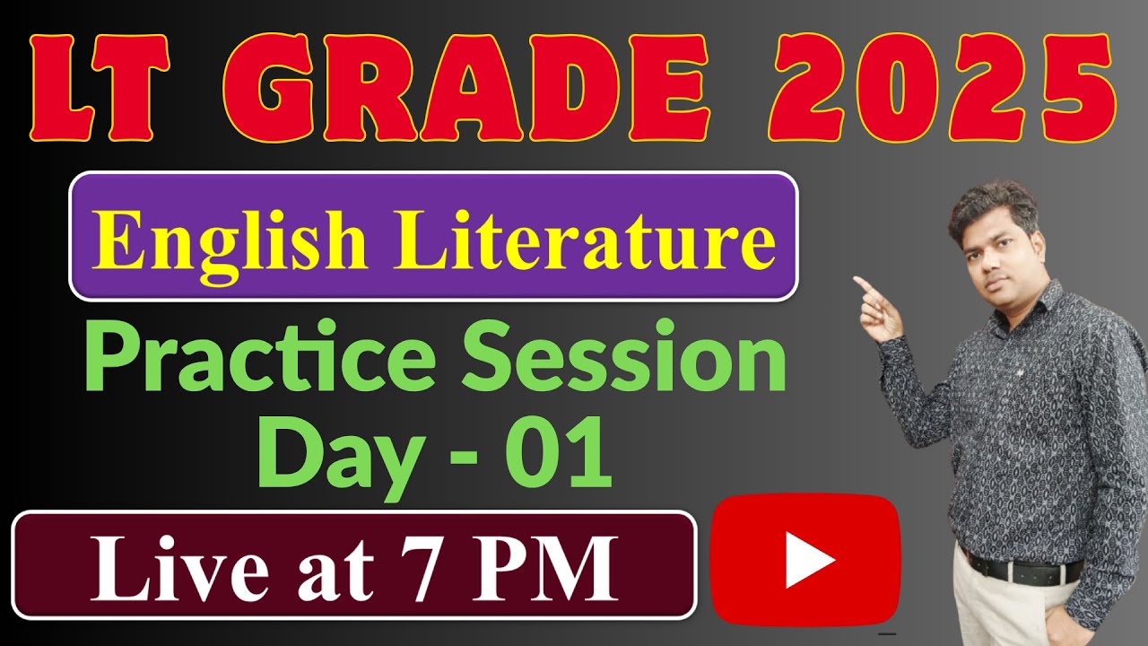 LT Grade English Literature Practice Day - 01