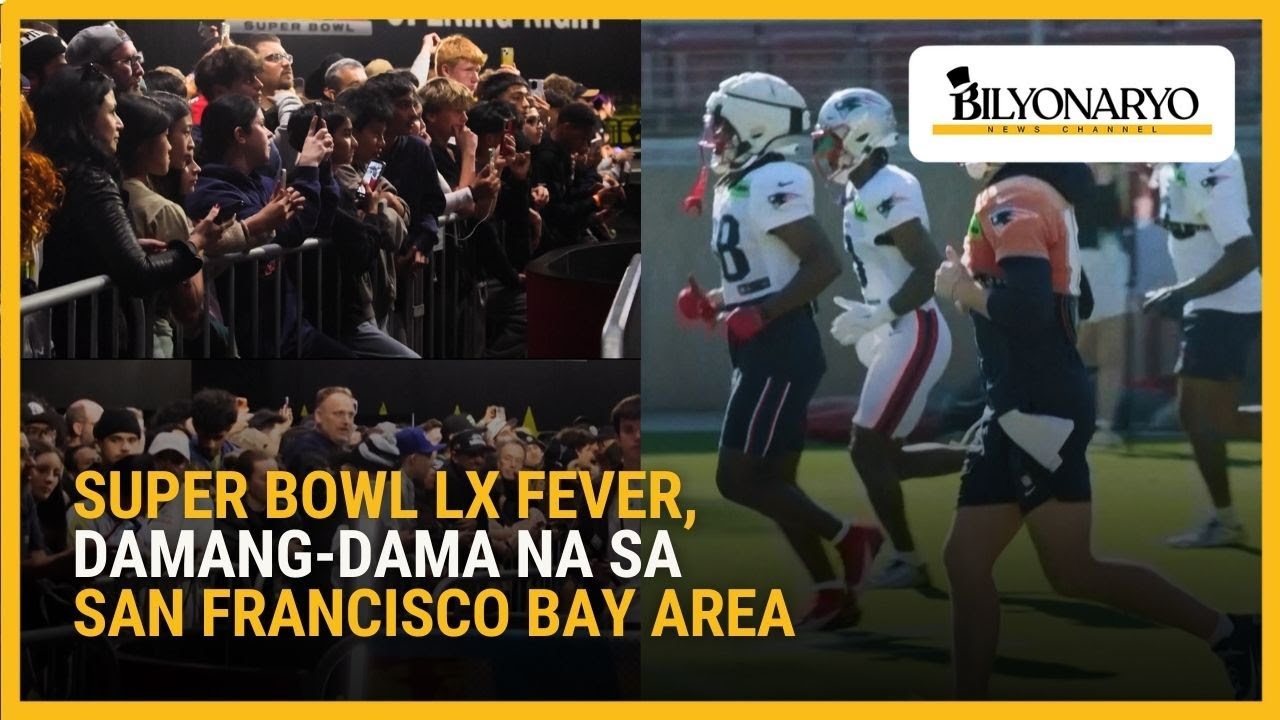 Super Bowl fever, damang-dama na sa San Jose Convention Center bago ang championship game | Agenda