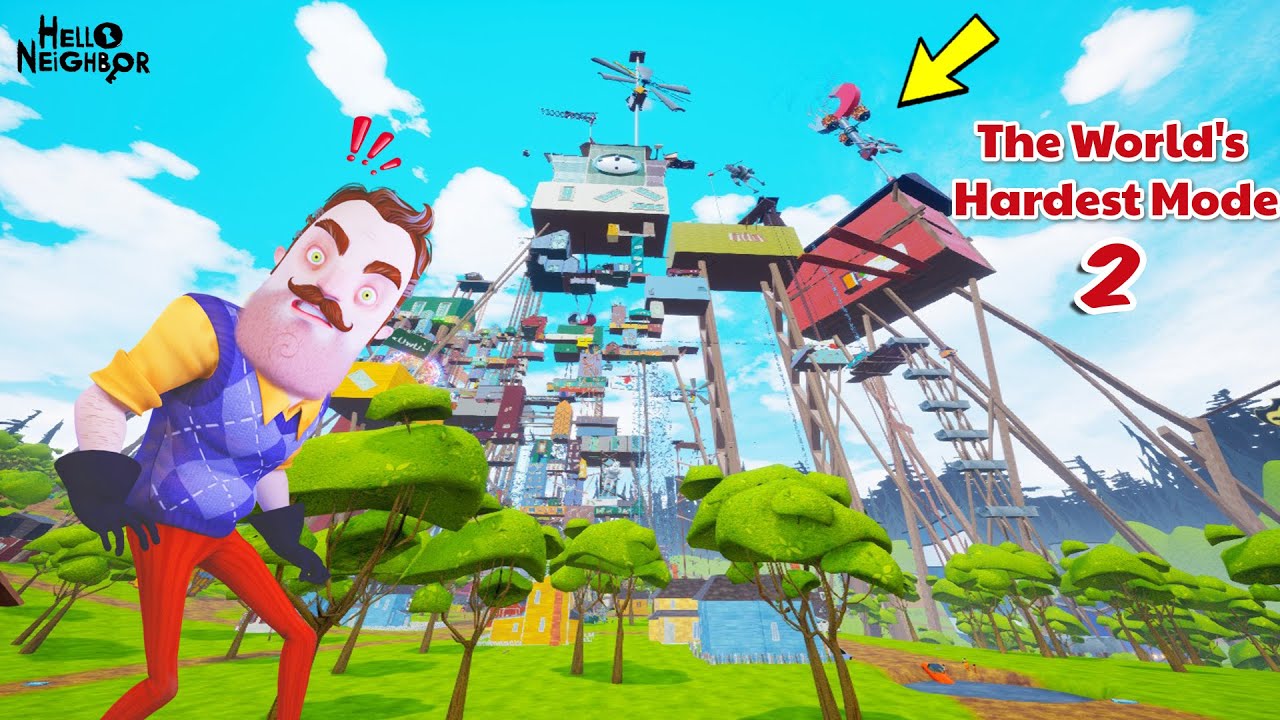 WE GOT LOST IN IMPOSSIBLE MODE 😱 Hello Neighbor Endless Challenge