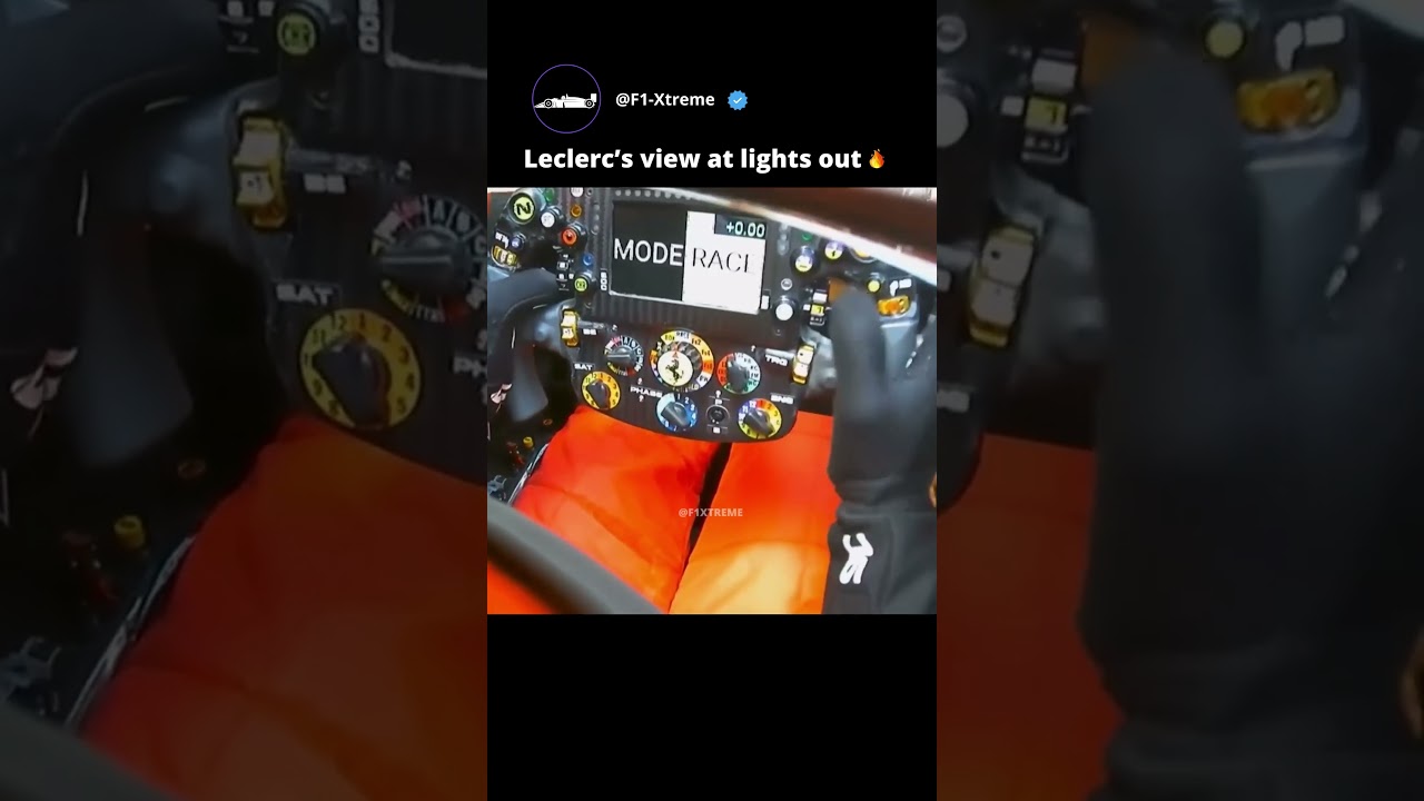 Charles Leclerc&rsquo;s INSANE F1 Start POV 🚀 | Onboard Helmet Cam