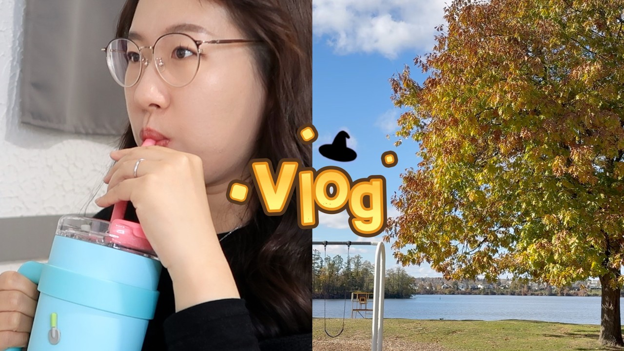 Vlog🎃10-11月日常生活/对外汉语老师线上课堂实录/万圣节trick or treat/加拿大下雪了/买雪靴准备过冬/恬恬好朋友来家里玩/治愈美食