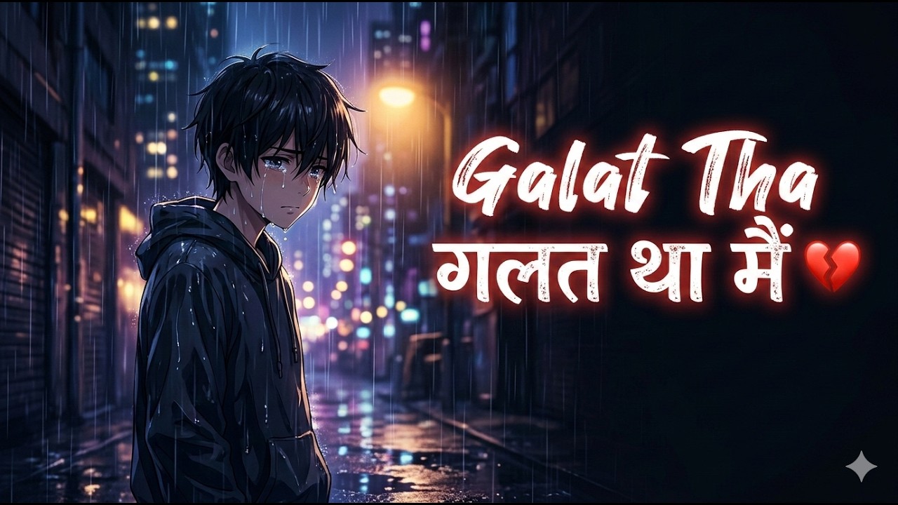 Galat Tha Main 💔 | Heart Touching Hindi Sad Song 2026 | Emotional Breakup Song