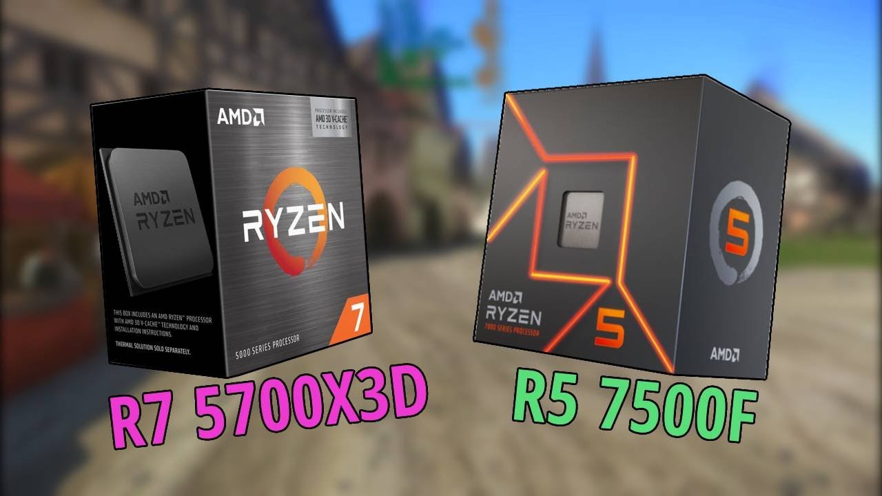 Ryzen 7 5700X3D vs Ryzen 5 7500F - Can Budget AM5 Keep Up?