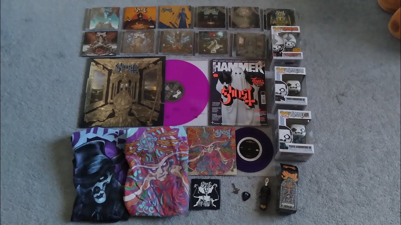 My Little GHOST Collection!! (CDs, Shirts, Vinyl, and more!!!)