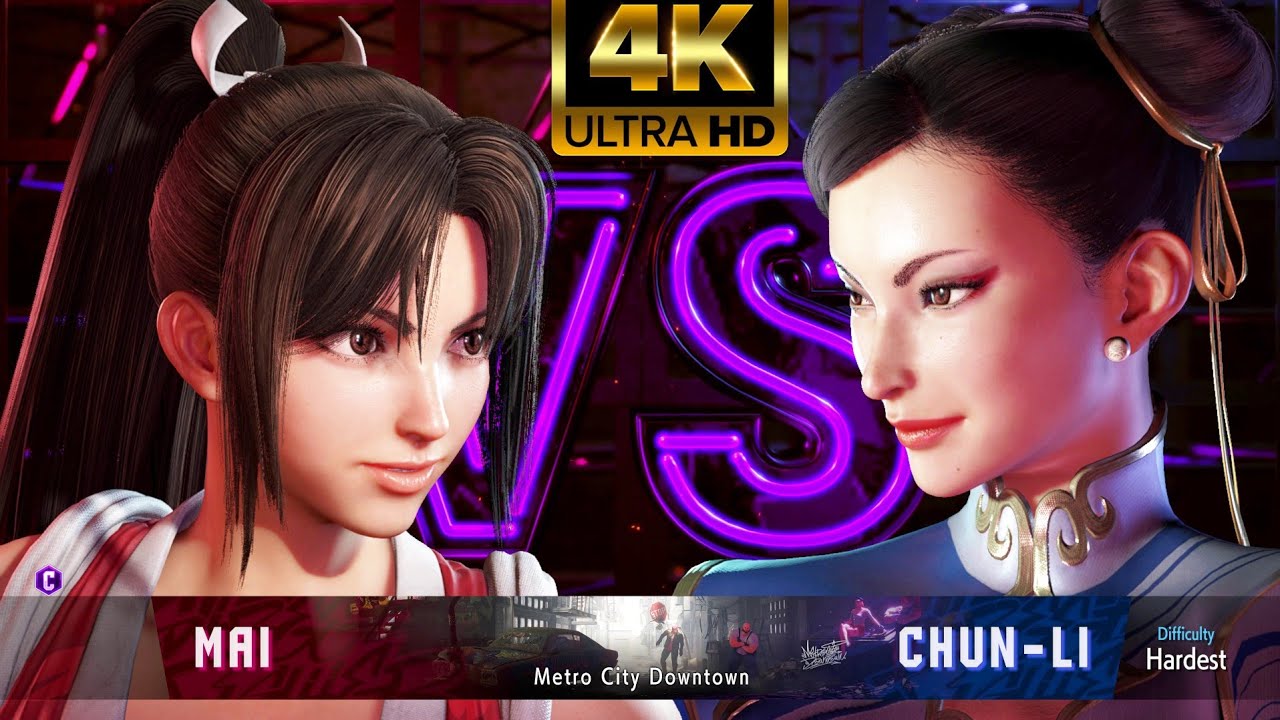 Mai Street Fighter 6 STORY Mode Longplay HARDEST Difficulty + Bonus Games! 4K 60 Ultra 🔥