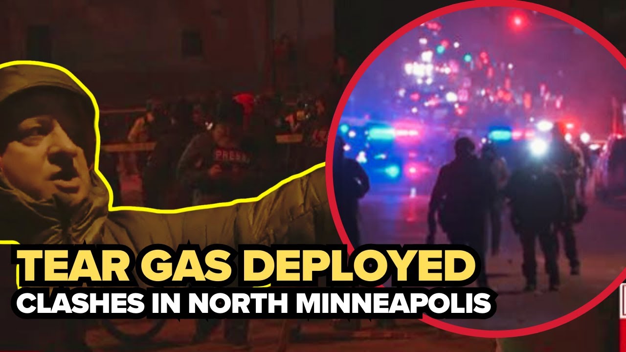 Tear gas, whistles, and clashes: ICE agents and protesters face off in north Minneapolis