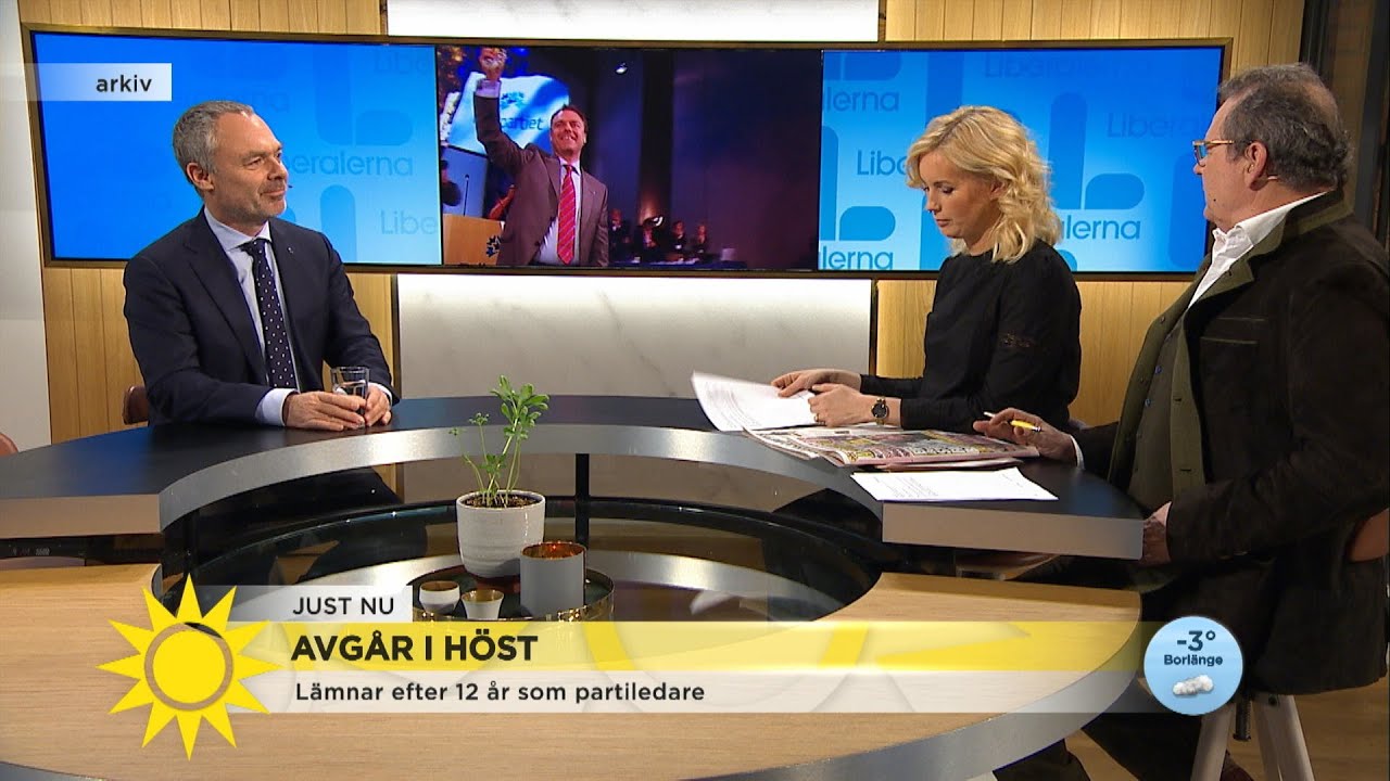 Jan Björklund: "Visst är det med ett visst vemod jag lämnar" - Nyhetsmorgon (TV4)