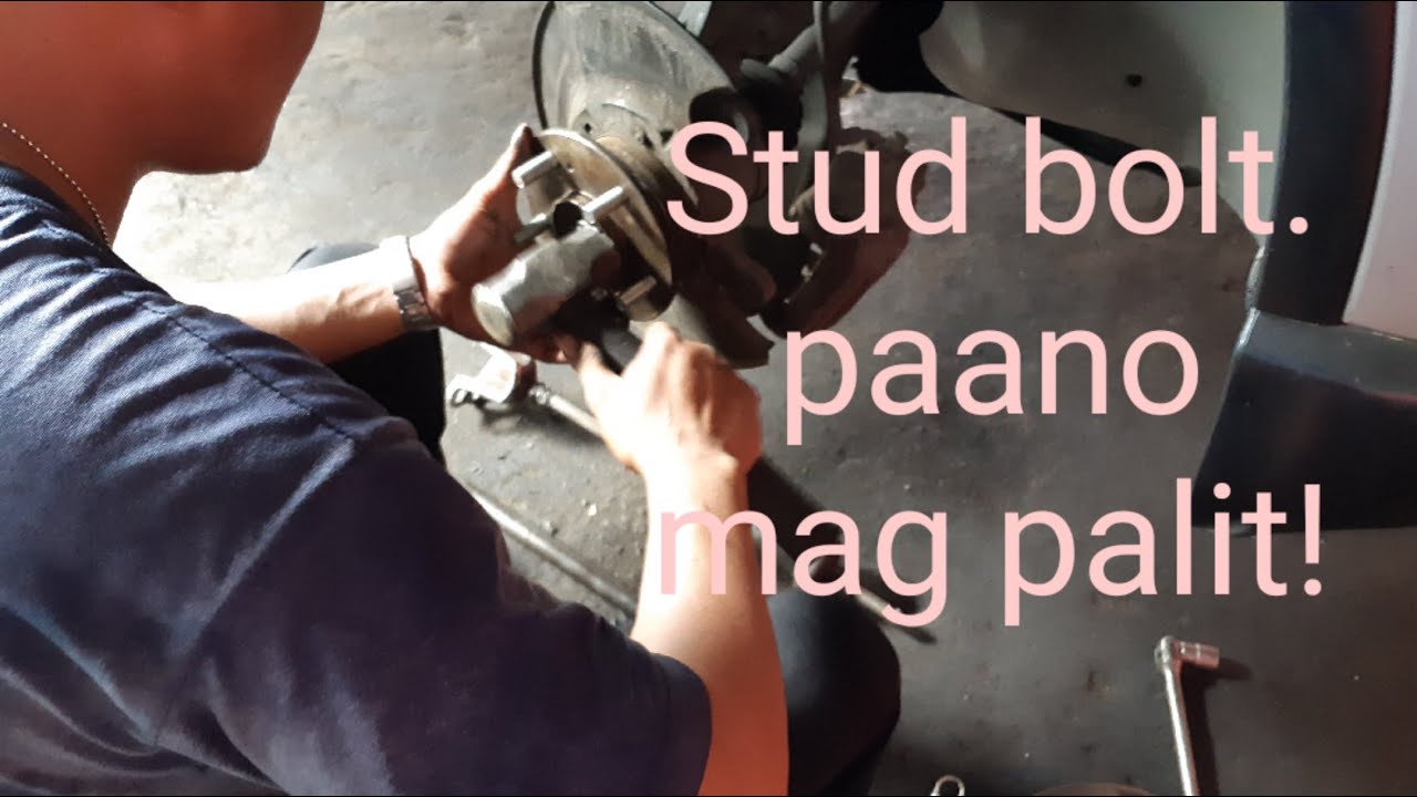 WHEEL STUD AND LUG NUTS REPLACEMENT | Paano palitan ang naputol na stud | Mekaniko