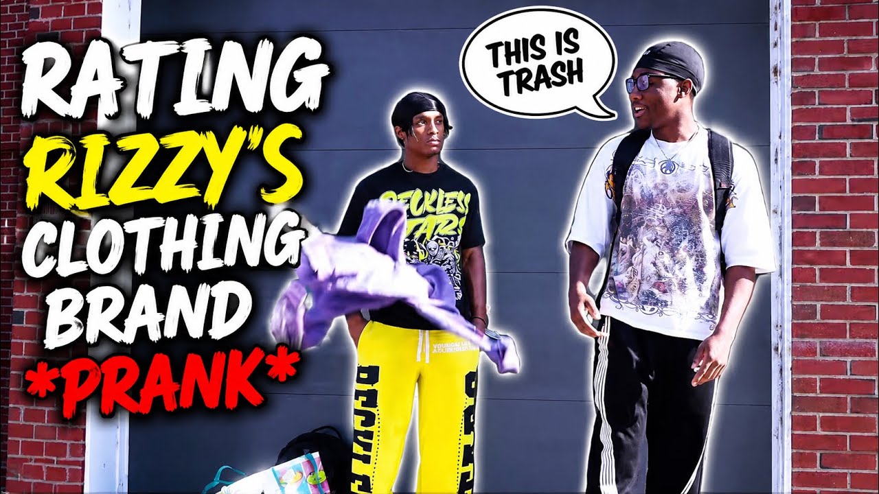 RATING RIZZY’S CLOTHING BRAND *PRANK* (he wanted to fight)🤬😡| VLOGMAS DAY 12