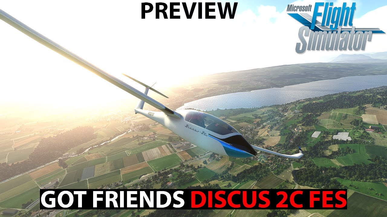 This Glider Is Amazing! Got Friends Discus-2C FES Glider Preview + Kinetic Assistant | MSFS 2020