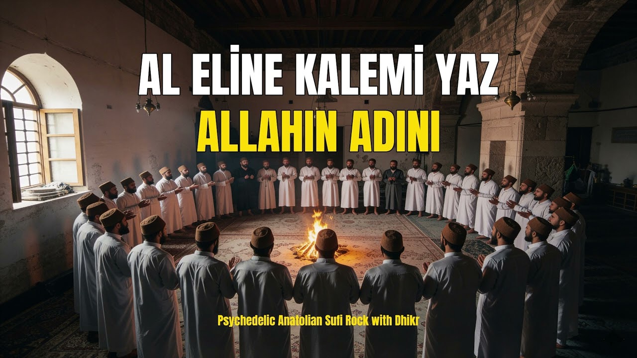 Al Eline Kalemi Yaz Allah’ın Adını - Yürekleri Titreten Sufi Zikri