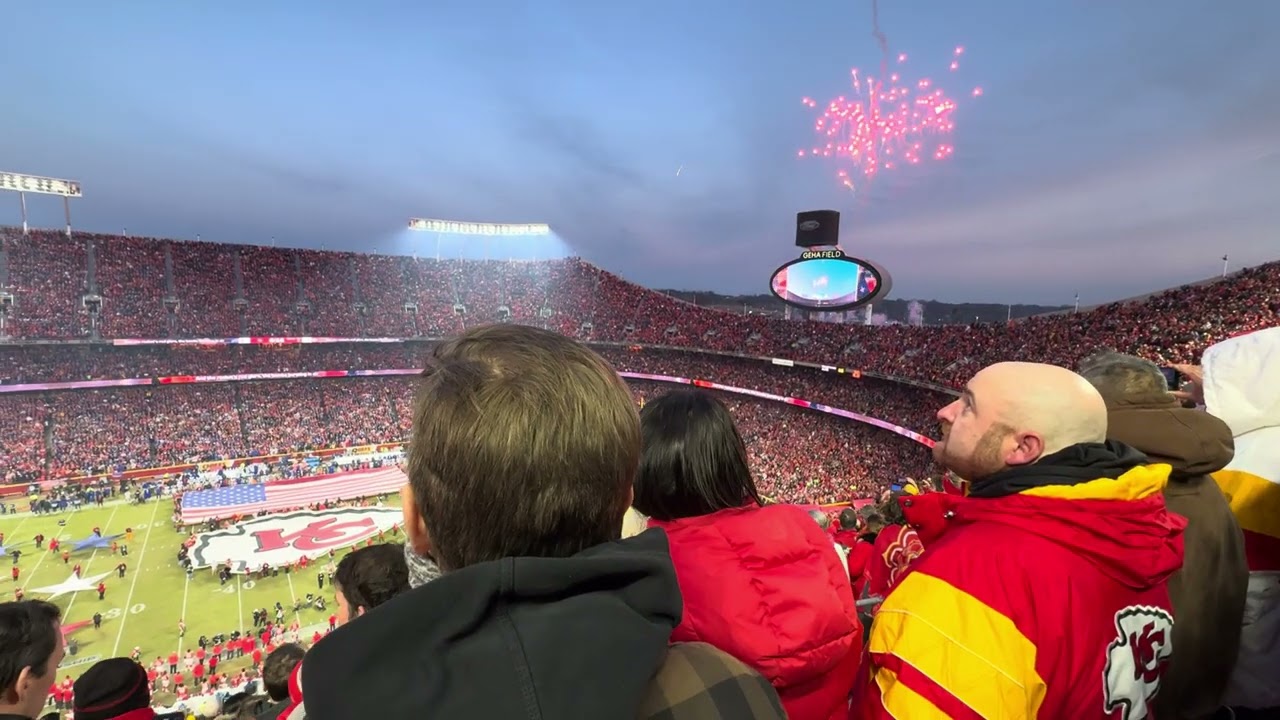 Chiefs vs. Bills! AFC championship flyover