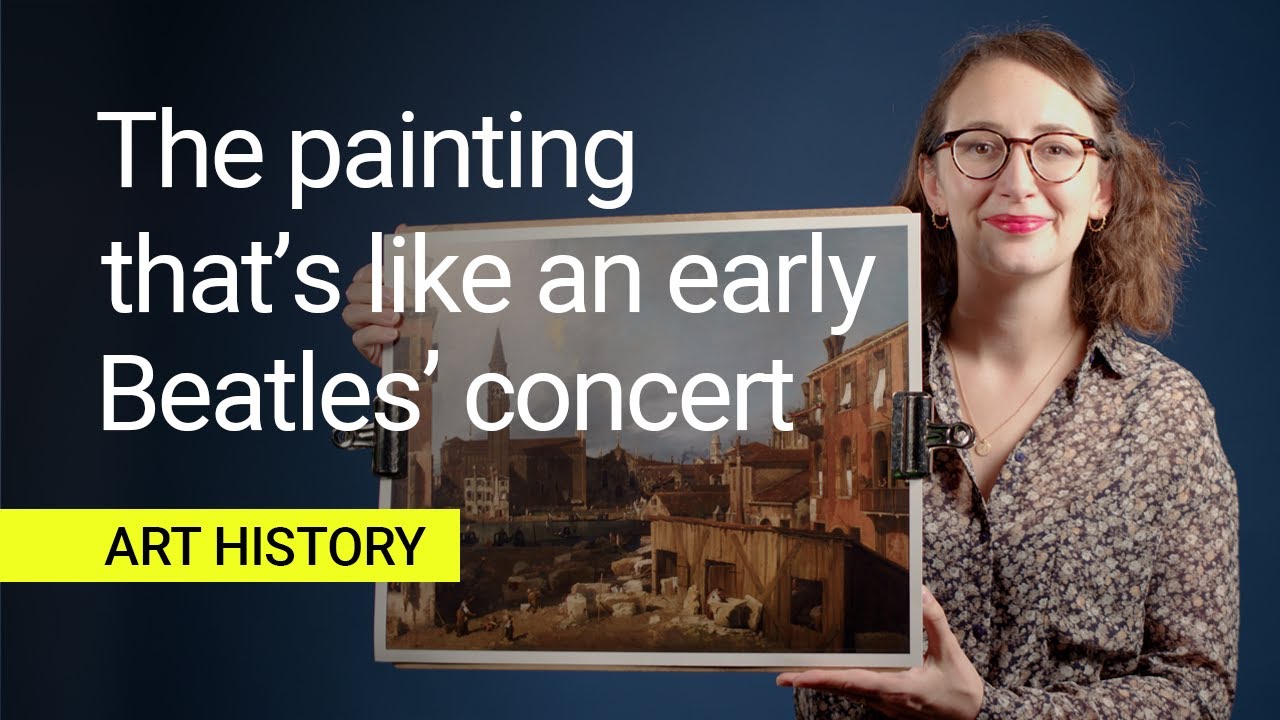 How is this painting like an early Beatles' gig? Canaletto’s 'Stonemason’s Yard' | National Gallery