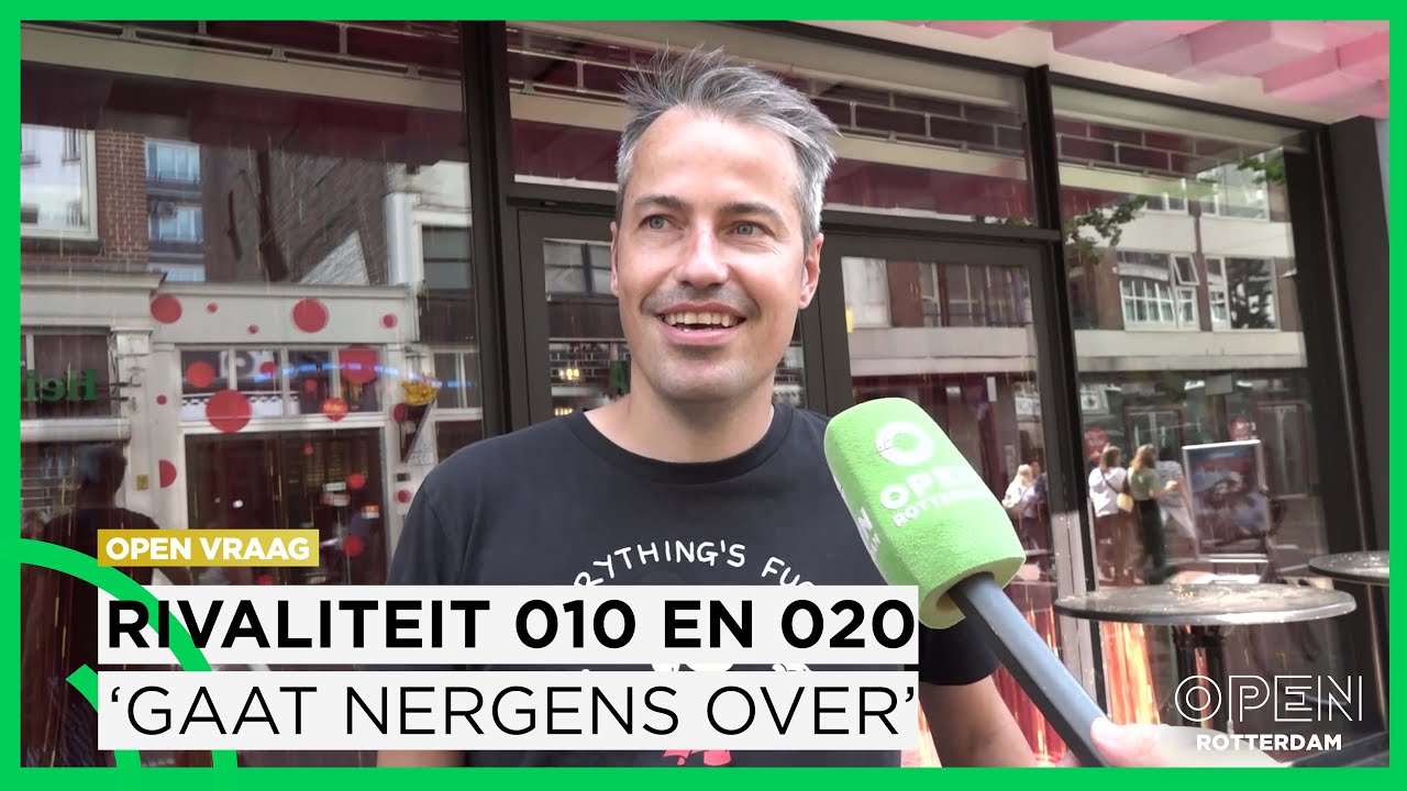 Rotterdammers zijn wel klaar met strijd tussen Amsterdam: 'Gaat nergens over' | OPEN VRAAG