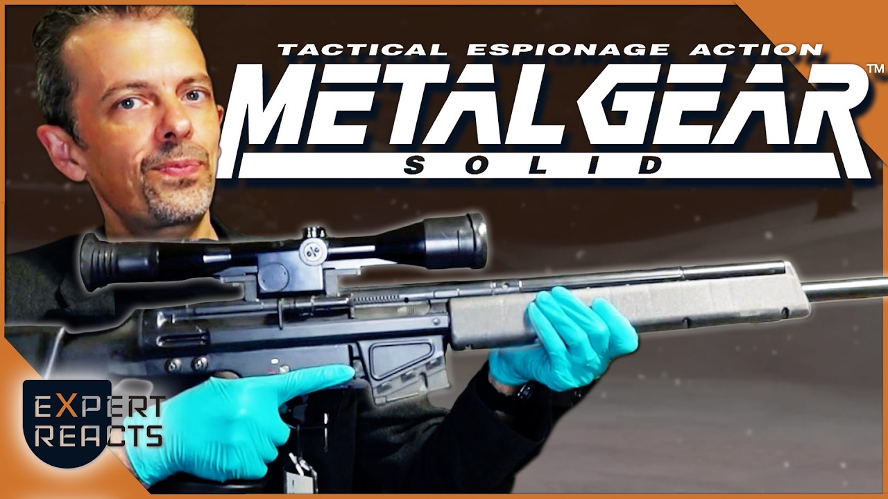 Firearms Expert Reacts to Metal Gear Solid Guns | EXP