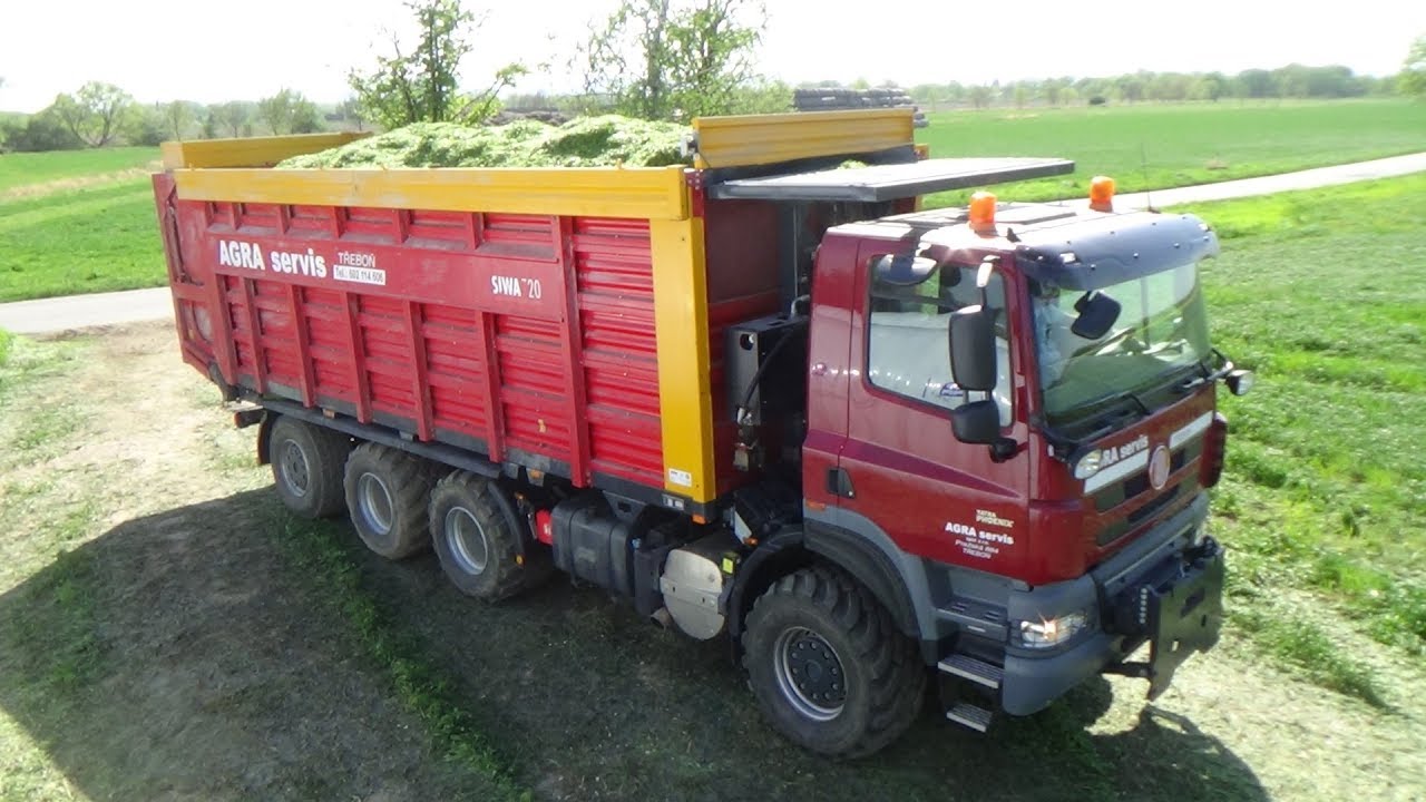 ŽITO - TATRA PHOENIX + JOHN DEERE 7350, AGRA SERVIS TŘEBOŇ