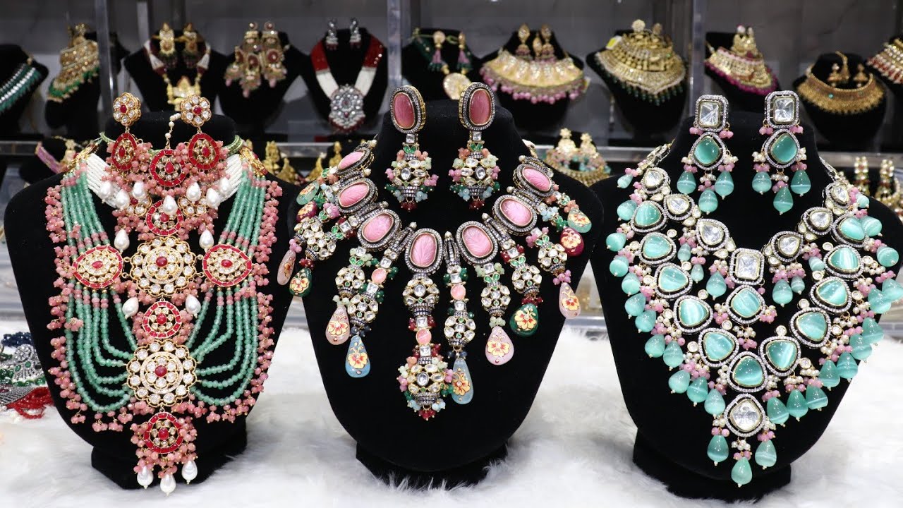 Kundan Bridal Necklace in Wholesale Price | Most Beautiful Collection of Necklace Part 28