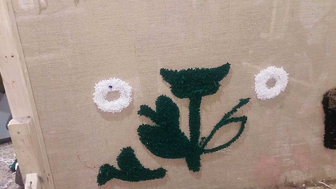 Flower Tufted Rug 