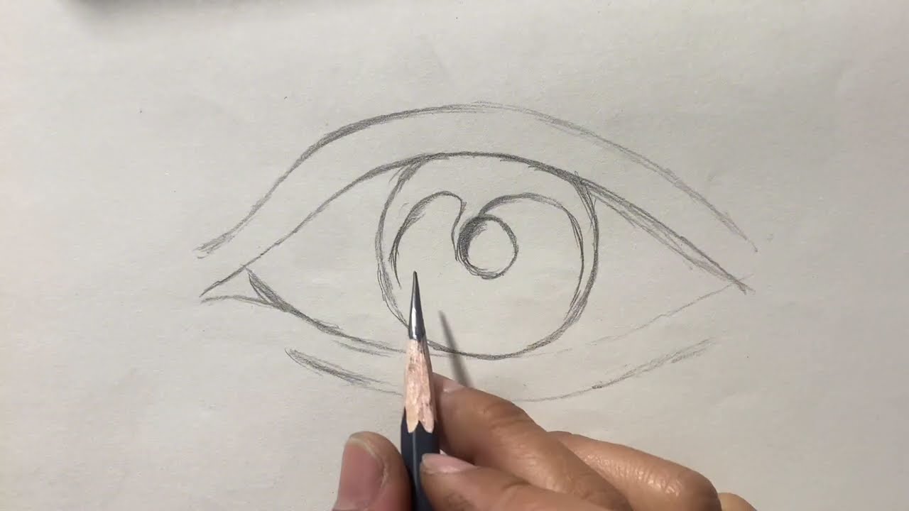How to draw an eye step by step (Beginner Friendly)